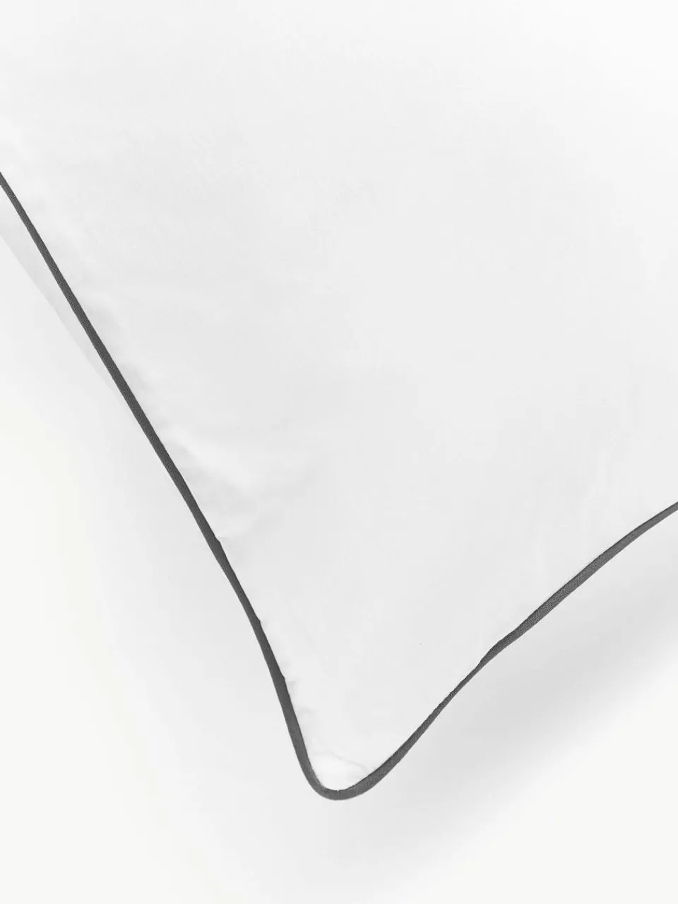 Perkal katoenen kussensloop Daria met bies^Westwing Collection Discount