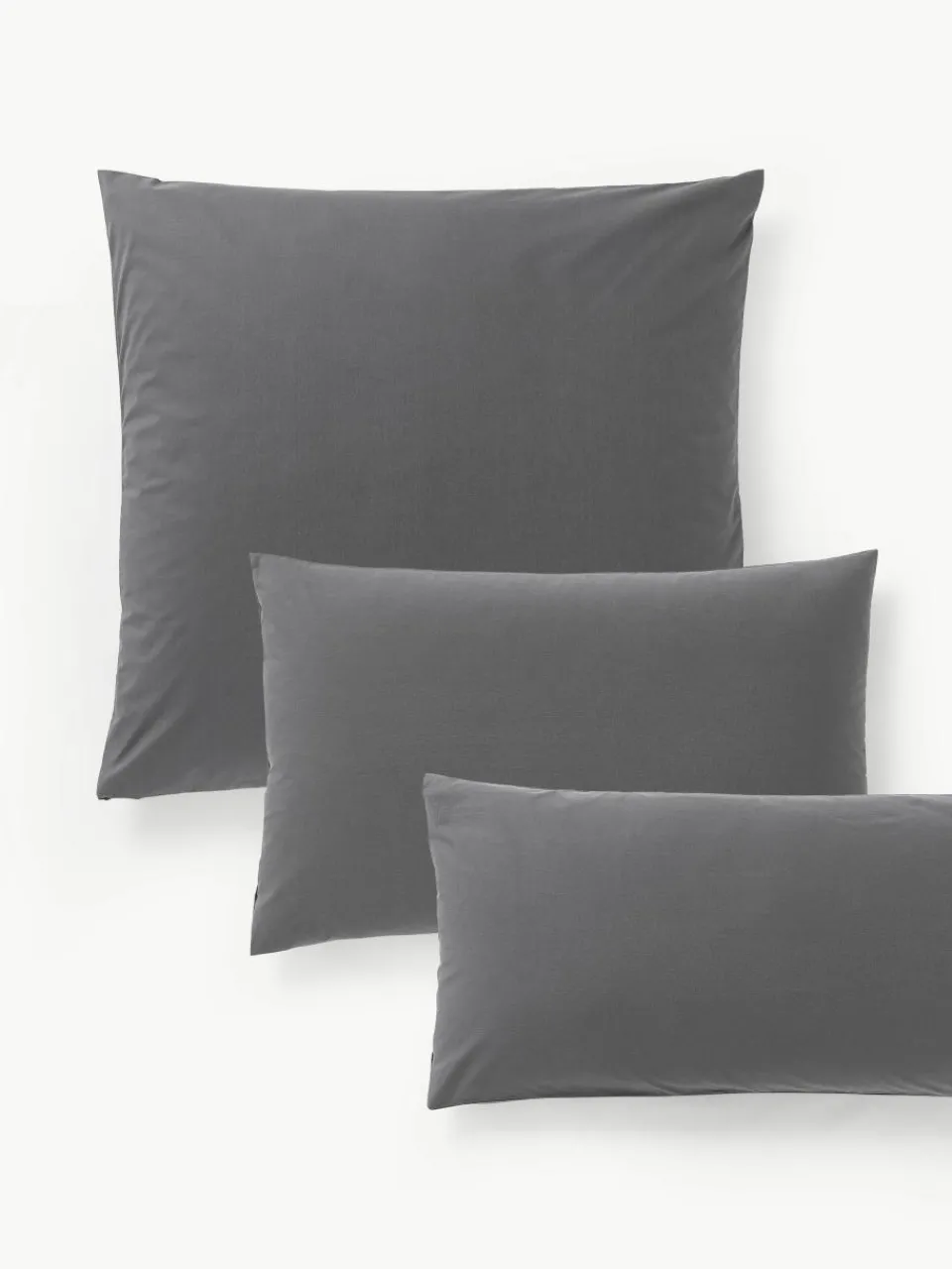 Perkal katoenen kussensloop Elsie^Westwing Collection Discount