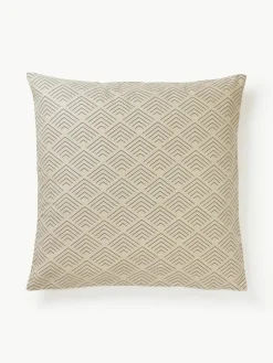 Perkalkatoenen kussenhoes Pine^Westwing Collection New