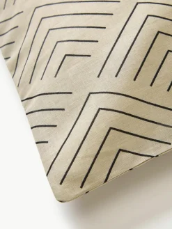 Perkalkatoenen kussenhoes Pine^Westwing Collection New