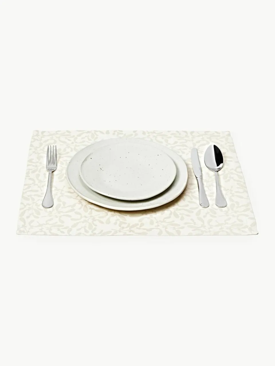 Placemats Hollyn met winters motief, 2 stuks^Westwing Collection Online