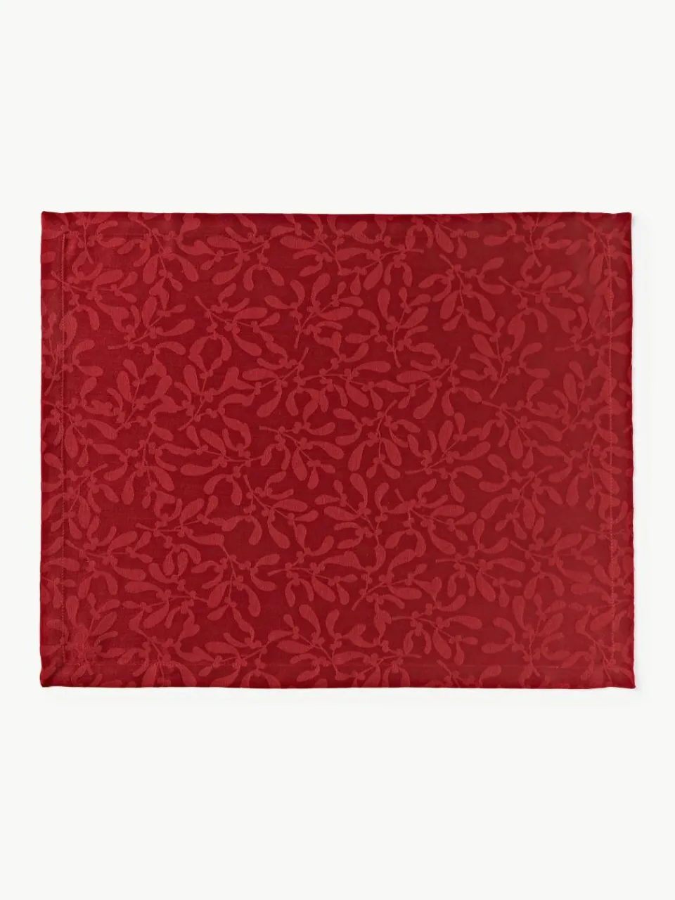 Placemats Hollyn met winters motief, 2 stuks^Westwing Collection New