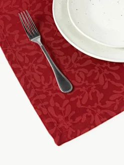 Placemats Hollyn met winters motief, 2 stuks^Westwing Collection New