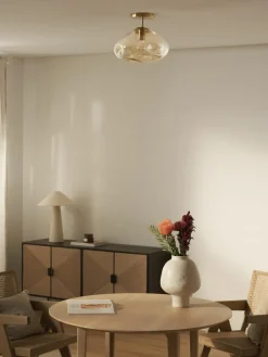 Plafondlamp Amora van glas^Westwing Collection Hot