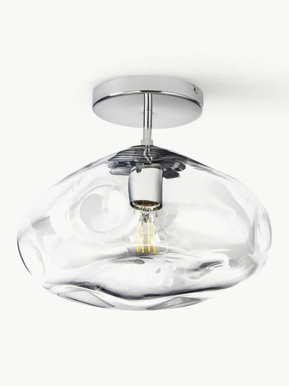 Plafondlamp Amora van glas^Westwing Collection Online