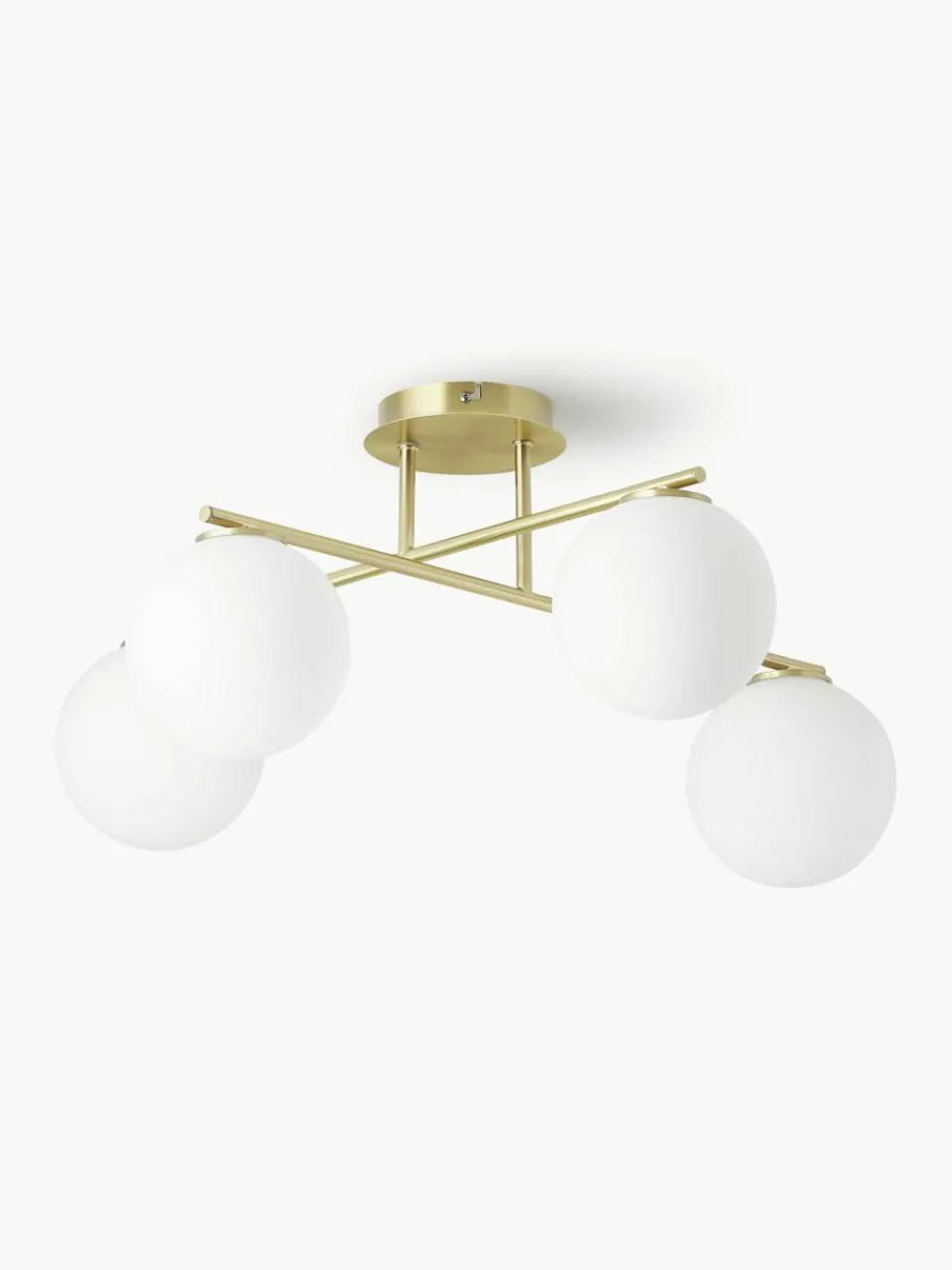 Plafondlamp Atlanta van opaalglas^Westwing Collection Hot