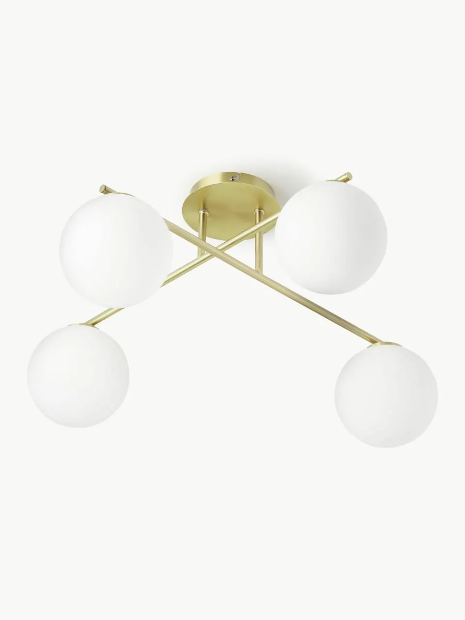 Plafondlamp Atlanta van opaalglas^Westwing Collection Hot