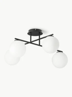 Plafondlamp Atlanta van opaalglas^Westwing Collection Sale