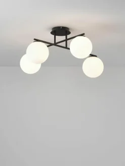 Plafondlamp Atlanta van opaalglas^Westwing Collection Sale