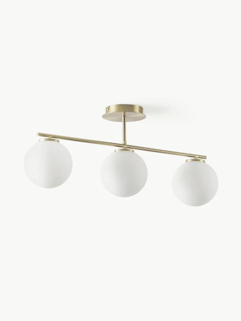 Plafondlamp Atlanta van opaalglas^Westwing Collection Online