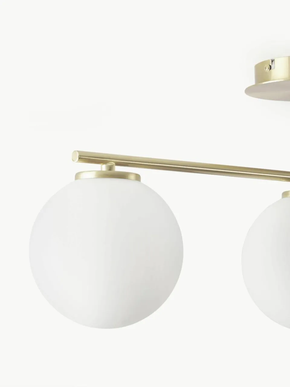 Plafondlamp Atlanta van opaalglas^Westwing Collection Online
