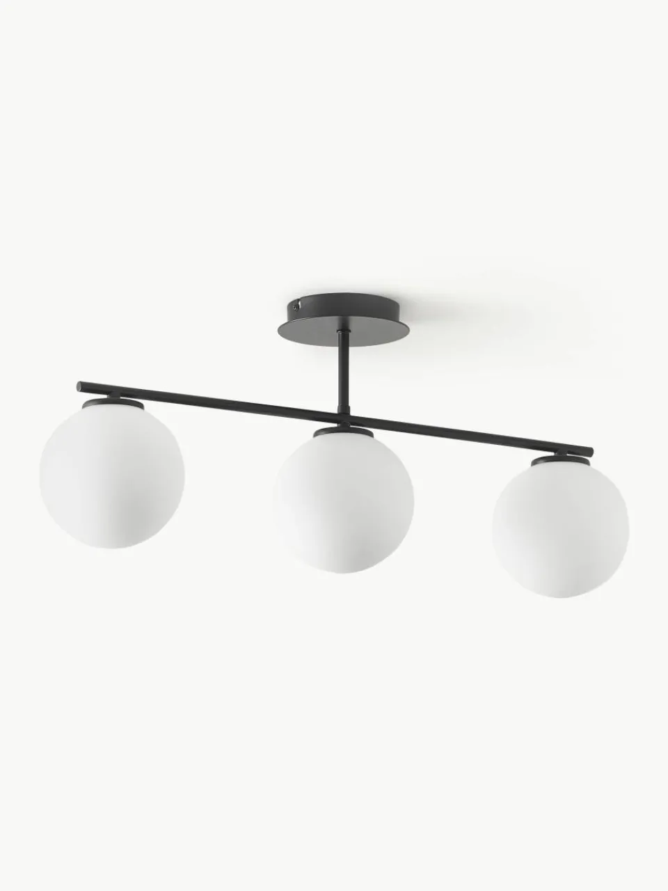 Plafondlamp Atlanta van opaalglas^Westwing Collection New