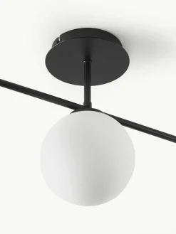 Plafondlamp Atlanta van opaalglas^Westwing Collection New