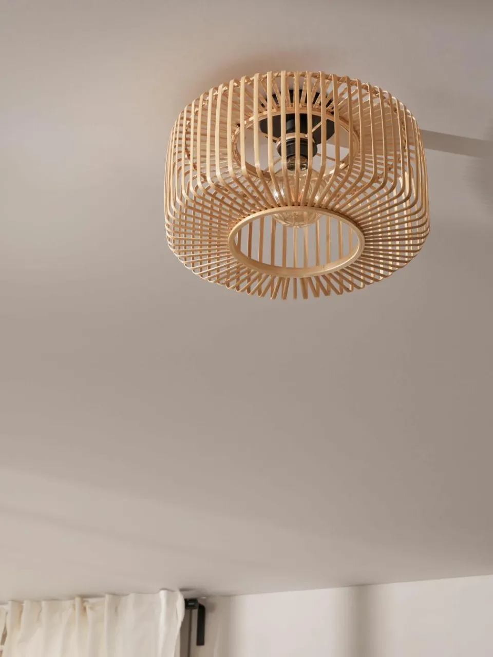 Plafondlamp Bromo van bamboehout^Good & Mojo Hot