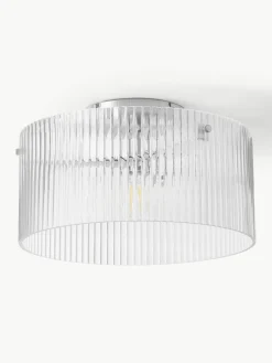 Plafondlamp Emmi van geribbeld glas^Westwing Collection Outlet