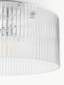 Plafondlamp Emmi van geribbeld glas^Westwing Collection Outlet
