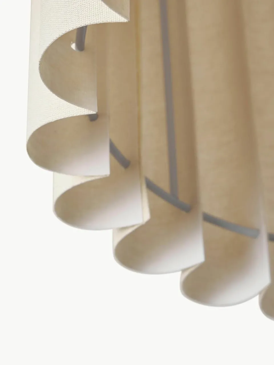 Plafondlamp Lucina van linnen^Westwing Collection Discount