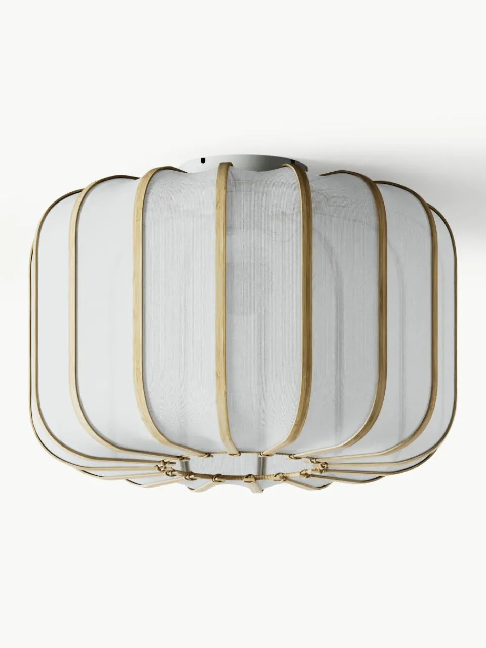 Plafondlamp Salma van bamboehout^Westwing Collection Discount