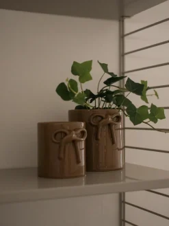 Plantenpot Bow van keramiek, H 14 cm^DBKD Discount