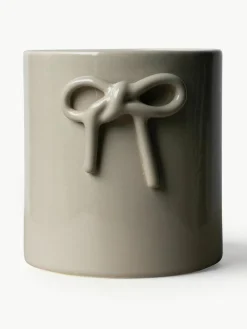 Plantenpot Bow van keramiek, H 14 cm^DBKD Fashion
