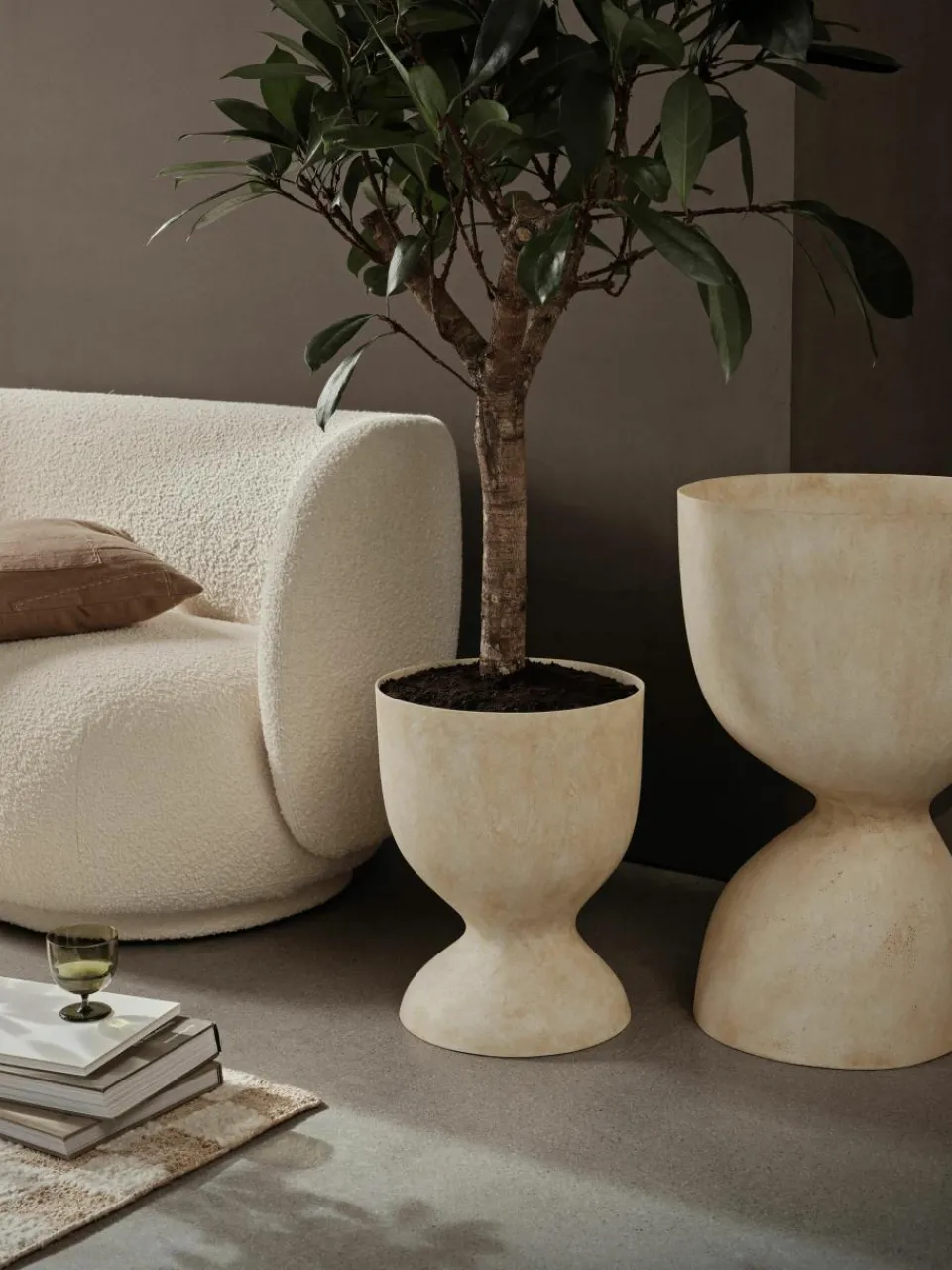Plantenpot Evoke, H 45 cm^ferm LIVING Sale