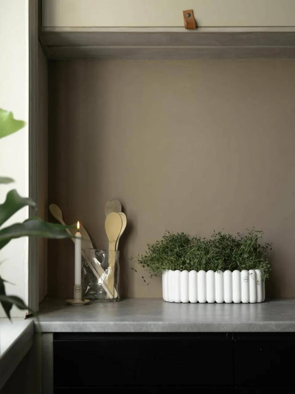 Plantenpot Mist van keramiek, B 48 cm^DBKD Fashion
