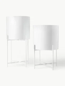 Plantenpotten Mina van metaal, set van 2^Westwing Collection Discount