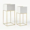 Plantenpottenset Palesa van metaal, set van 2^Westwing Collection Clearance