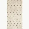 Pluizig hoogpolig vloerkleed Ayana, met stippels^Westwing Collection Best