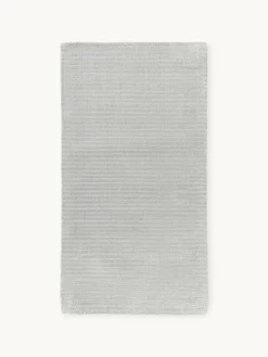 Pluizig hoogpolig vloerkleed Wes met hoog-laag structuur, handgeweven^Westwing Collection Online