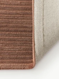 Pluizig hoogpolig vloerkleed Wes met hoog-laag structuur, handgeweven^Westwing Collection Fashion