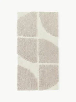 Pluizig hoogpolig vloerkleed Jade met een verhoogde hoog-laag structuur^Westwing Collection Fashion