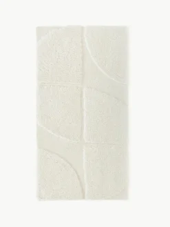Pluizig hoogpolig vloerkleed Jade met een verhoogde hoog-laag structuur^Westwing Collection Clearance