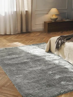 Pluizig hoogpolig vloerkleed Leighton^Westwing Collection Clearance