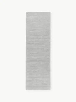 Pluizige hoogpolige loper Wes met hoog-laag structuur, handgeweven^Westwing Collection Outlet