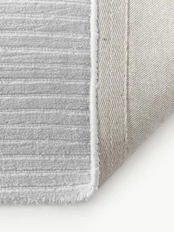 Pluizige hoogpolige loper Wes met hoog-laag structuur, handgeweven^Westwing Collection Outlet