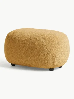 Poef Alba uit teddy-bouclé^Westwing Collection Fashion