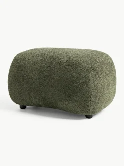 Poef Alba uit teddy-bouclé^Westwing Collection Online