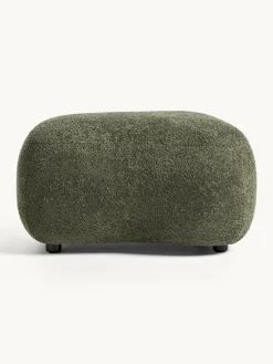 Poef Alba uit teddy-bouclé^Westwing Collection Online