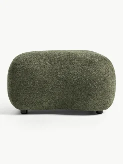 Poef Alba uit teddy-bouclé^Westwing Collection Online