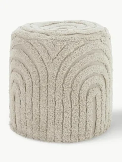 Poef Erika met getuft oppervlak^Ellos Home Outlet
