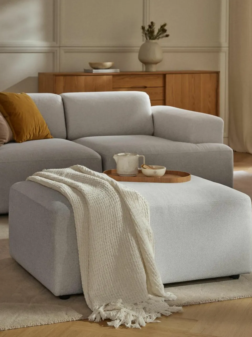 Poef Melva, B 99 x D 72 cm^Westwing Collection Sale