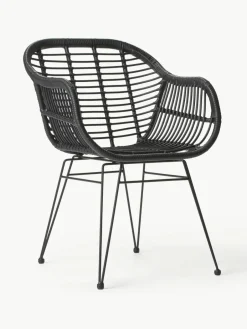 Polyrotan armstoelen Costa, 2 stuks^Westwing Collection Hot
