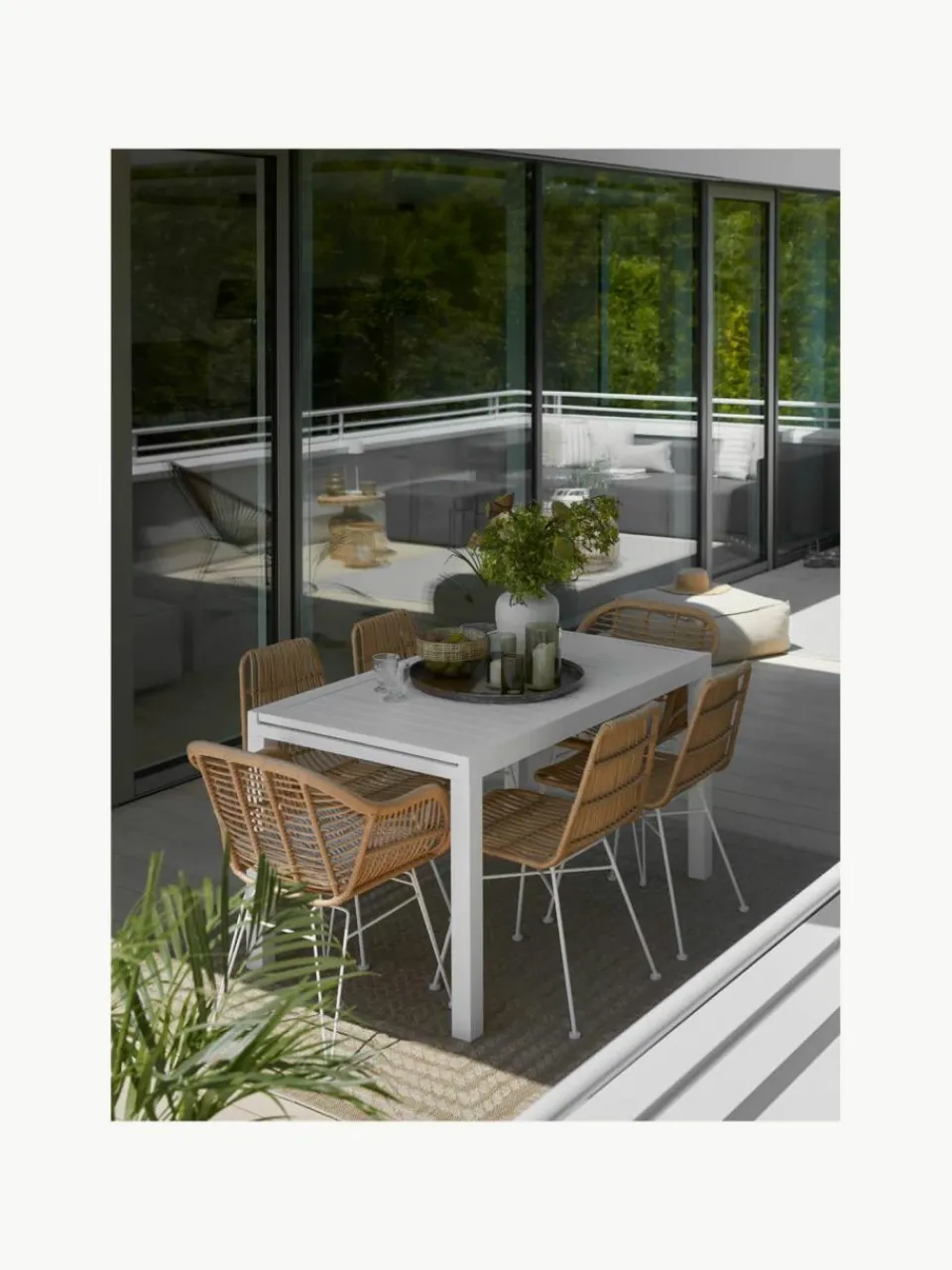 Polyrotan armstoelen Costa, 2 stuks^Westwing Collection Online