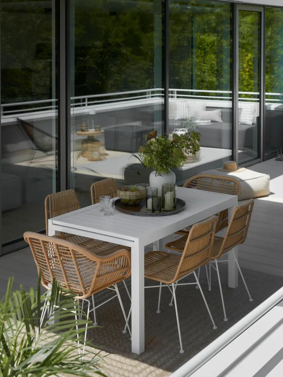 Polyrotan armstoelen Costa, 2 stuks^Westwing Collection Online