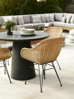 Polyrotan armstoelen Costa, 2 stuks^Westwing Collection Best
