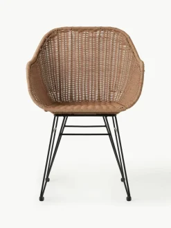 Polyrotan armstoelen Costa, 2 stuks^Westwing Collection Best