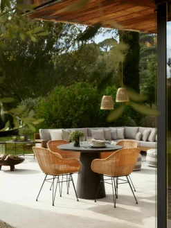 Polyrotan armstoelen Costa, 2 stuks^Westwing Collection Best