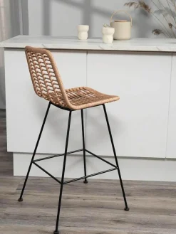 Polyrotan barstoel Sola^Westwing Collection Discount