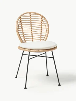 Polyrotan stoelen Cordula met stoelkussen, 2 stuks^Westwing Collection Outlet